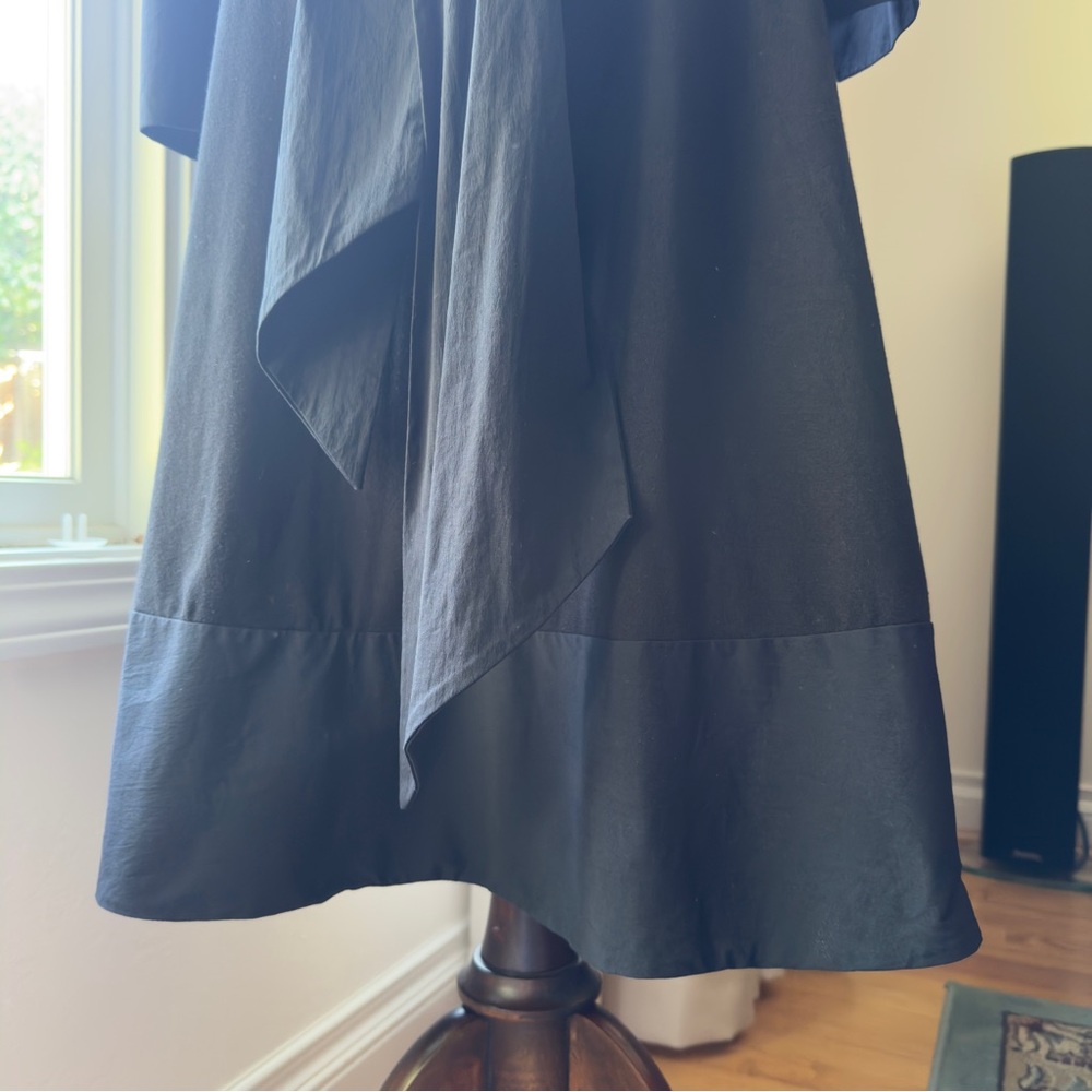 ME+EM Black Maxi Wrap Shirt Dress - Picture 6 of 14